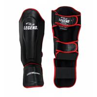 Legend Sports Scheenbeschermers Best Unisex Zwart/rood Maat Xl - thumbnail
