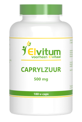 Elvitum Caprylzuur 500mg Vegicaps
