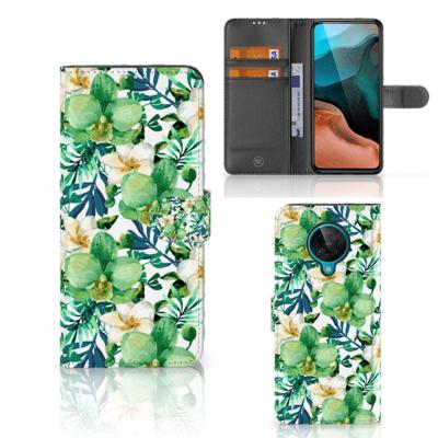 Xiaomi Poco F2 Pro Hoesje Orchidee Groen Xiaomi Poco F2 Pro Hoesje Orchidee Groen