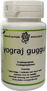 Surya Yograj gugul 60 Vegetarische capsules Surya Yograj gugul 60 Vegetarische capsules