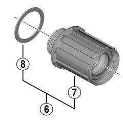 Shimano cassettebody 10/11v fh-rs770 y3ex98030