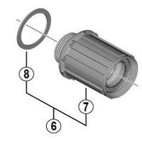 Shimano cassettebody 10/11v fh-rs770 y3ex98030 - thumbnail