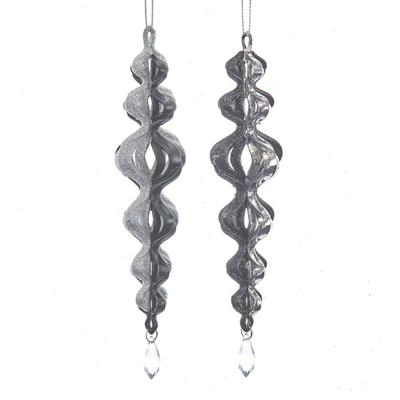 Modern plastic h18 cm Ornament kerstbal Kurt S. Adler - Kurt s adler