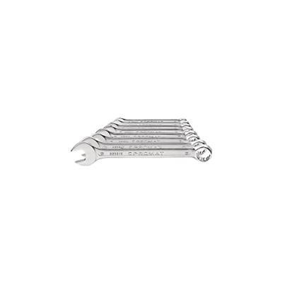 Promat/Tecwerk Ring-steeksleutelset | 9-delig sleutelwijdte 10-32 mm | vorm A extra lang chroom-vanadiumstaal - 4000823038