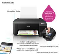 Epson EcoTank ET-1810 Printer Inkjet Kleur A4 Duplex, Inktbijvulsysteem, USB, WiFi - thumbnail