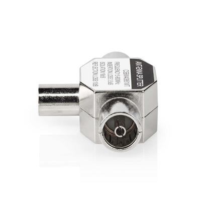 Adapter Coax | IEC (coax) male - 2x IEC (coax) female
