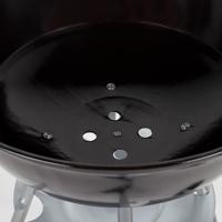 Kolenbarbecue met wielen Aktive Geëmailleerd metaal 46 x 89 x 46 cm Zwart - thumbnail