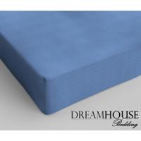 Dreamhouse Katoenen Hoeslaken Blauw 160 x 220 cm - thumbnail