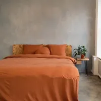 Kayori Izakaya dekbedovertrek Washed Tencel Leather - thumbnail