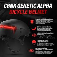CRNK helm genetic alpha zwart m 52-56cm - thumbnail