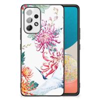 Samsung Galaxy A53 Dierenprint Telefoonhoesje Bird Flowers - thumbnail