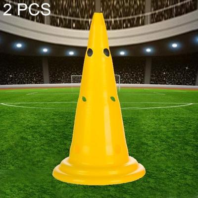 2 stks multifunctionele training geperforeerd Roadblock ronde onderkant teken vat (geel) 2 stks multifunctionele training geperforeerd Roadblock ronde onderkant teken vat (geel)