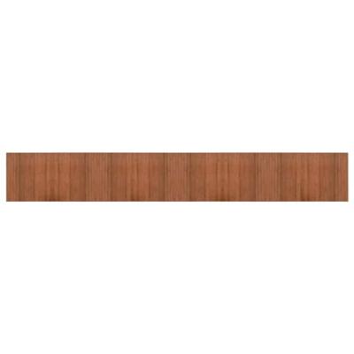 VidaXL Vloerkleed rechthoekig 60x400 cm bamboe bruin
