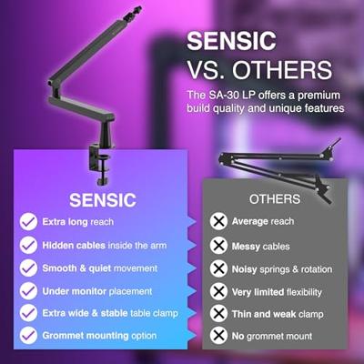 Sensic SA-30 LP microfoon arm Sensic SA-30 LP microfoon arm