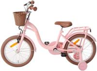 AMIGO Fairy 16 Inch Meisjes Terugtraprem Zalmroze - thumbnail