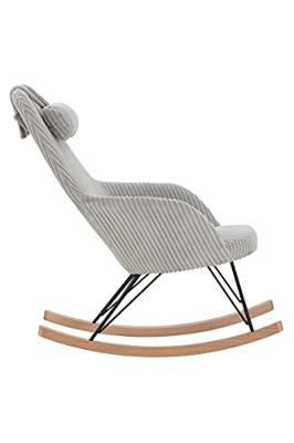 Artistiq Schommelstoel 'Jesús' Rib, kleur grijs