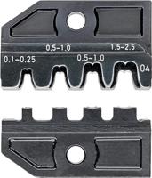 Knipex Krimpprofiel voor niet-gesoleerde open aansluitstekkers 2,8 + 4,8 mm - 974904 - thumbnail