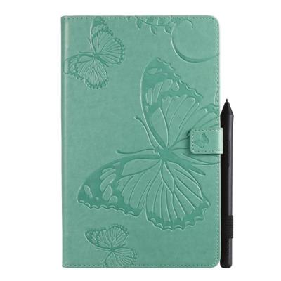 Voor Galaxy tab A 10 1 (2019) gedrukt afdrukken Butterfly patroon horizontale Flip PU lederen draagtas met houder & kaartsleuven & portemonnee & pen s Voor Galaxy tab A 10 1 (2019) gedrukt afdrukken Butterfly patroon horizontale Flip PU lederen draagtas met houder & kaartsleuven & portemonnee & pen s