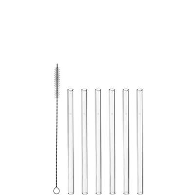 Montana Rietjes glas + borsteltje 15cm