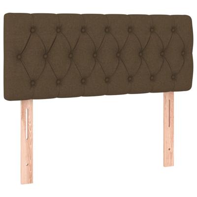 Hoofdbord 100x7x78/88 cm stof donkerbruin Hoofdbord 100x7x78/88 cm stof donkerbruin