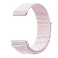 By Qubix - Sport Loop nylon bandje - Lichtroze - Compatible met Garmin Vivoactive 6 / Vivoactive 5 / Vivoactive 3 - Compatible Garmin bandje - Bandbreedte: 20mm - thumbnail