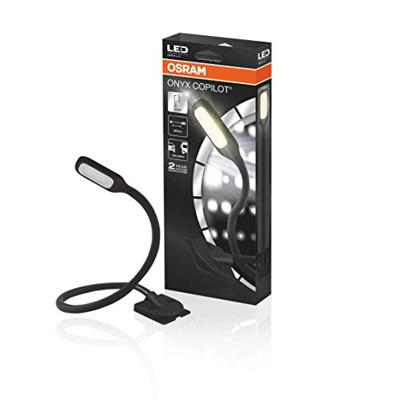 Osram Automotive Leeslamp, LED-interieurverlichting 4052899077331 ONYX COPILOT® L-7 LED 12 V, 24 V (l x b x h) 370 x 26 x 10 mm Buigbare hals, Draaibaar,