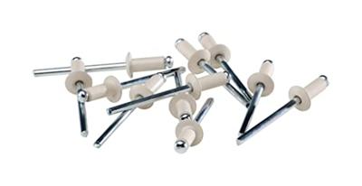 Rapid Blindklinknagels Gebroken Wit | Ø4 x 10 mm | Incl. Boor | 50 Stuks - 5001464 Rapid Blindklinknagels Gebroken Wit | Ø4 x 10 mm | Incl. Boor | 50 Stuks - 5001464