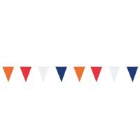 Boland Vlaggenlijn oranje rood wit blauw, 10mtr. - thumbnail