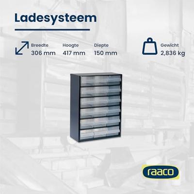 Raaco Ladekast met 18 laden type 918-02 - 137478 - 137478