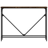 Wandtafel 102x22,5x75 cm bewerkt hout gerookt eikenkleurig - thumbnail