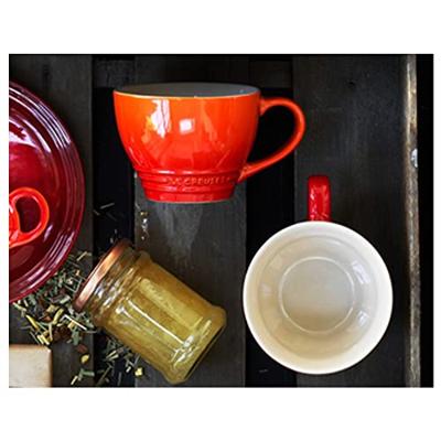 LE CREUSET - Vancouver - Cappuccinokop Groot 0,40l Kersenrood - thumbnail