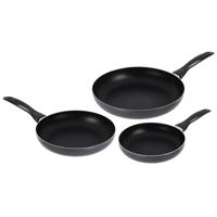 Premium Koekenpannenset Aluminium - 3-delig - thumbnail