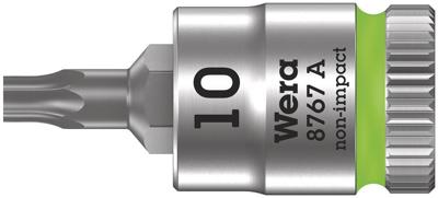 Wera 8767 A TORX® Zyklop Bitdop met 1/4"-aandrijving, TX 10 x 28 mm - 05003390001 Wera 8767 A TORX® Zyklop Bitdop met 1/4"-aandrijving, TX 10 x 28 mm - 05003390001