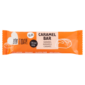 BioToday Bar Karamel 40 g bij Jumbo