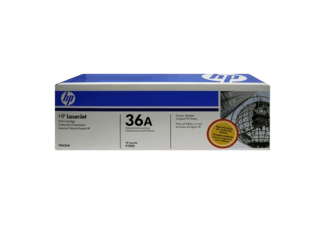 HP toner 36A, 2 000 pagina's, OEM CB436A, zwart