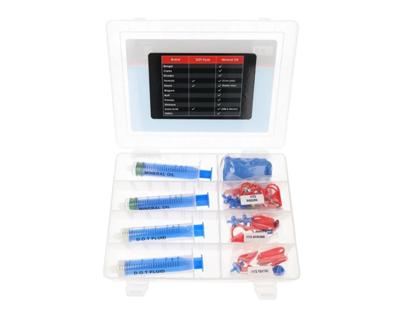 Elvedes Rem ond. hydro/ bleeding / ontluchtings kit universeel tbv vervangen mineraal & dot vloeistof