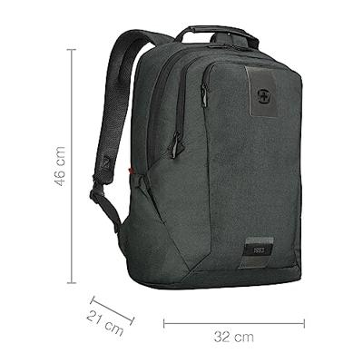 Wenger MX ECO Professional Laptoprugzak Geschikt voor max. (laptop): 40,6 cm (16) Grijs Wenger MX ECO Professional Laptoprugzak Geschikt voor max. (laptop): 40,6 cm (16) Grijs