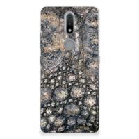 Nokia 2.4 | TPU Hoesje | Krokodillenprint - thumbnail