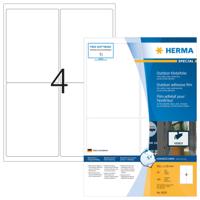 Herma 9539 Folie-etiketten 99.1 x 139 mm Folie, mat Wit 160 stuk(s) Extra sterk hechtend Laser (zwart/wit), Laser (kleur), Kopiëren (zwart/wit), Kopiëren - thumbnail
