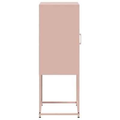 Hoge kast 36x39x107 cm staal roze