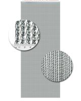 Vliegengordijn Kunststof Venetie Zilver - 100cm x 240cm - thumbnail