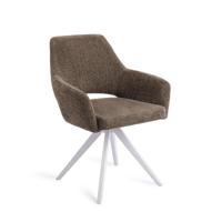 Jesper Home Kushi eetkamerstoel Moss Meadow turn white - thumbnail