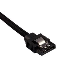 Corsair Hoogwaardige SATA-kabel met mantel 60 cm (zwarte kleur) - thumbnail