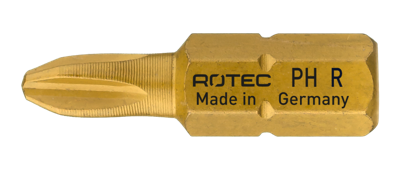 Rotec Schroefbit PH 2 | Gereduceerd | L=25 | C6.3 | TiN | 10 stuks - 800.0006