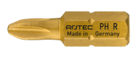 Rotec Schroefbit PH 2 | Gereduceerd | L=25 | C6.3 | TiN | 10 stuks - 800.0006 - thumbnail