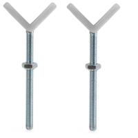 HAUCk-bevestiging Y voor trapleuning met ronde of specifieke vorm - thumbnail