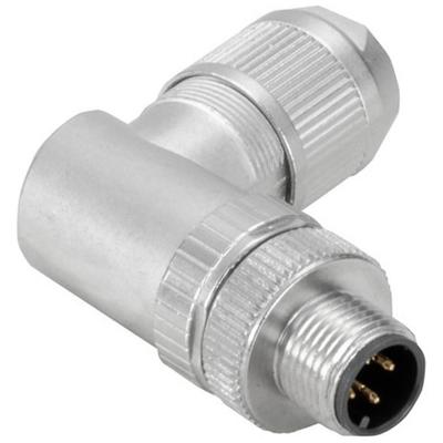Weidmüller 2681690000 Sensor/actuator connector, niet geassembleerd M12 Aantal polen (sensoren): 4 Stekker, haaks 1 stuk(s)