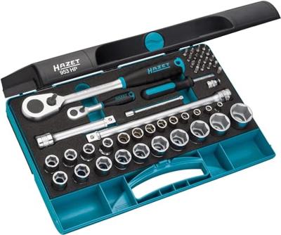 Hazet 953 HP 953HP Dopsleutelset Metrisch 1/2 (12,5 mm) 47-delig Hazet 953 HP 953HP Dopsleutelset Metrisch 1/2 (12,5 mm) 47-delig