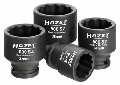 HAZET dopsleutel inzetstuk "900sz/4" machine plug-in set 1/2 6-edge
