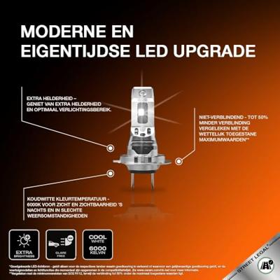 OSRAM 64210DWNBSP-2HB LED-lamp Night Breaker LED Speed H7 16 W 12 V